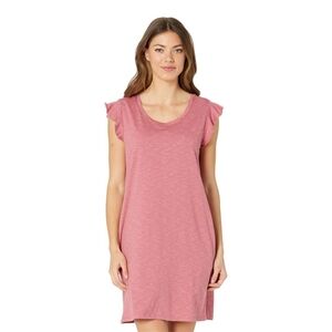NWT Toad & Co Clover Pink Rufflita Short Sleevs Dress Women's Size XS